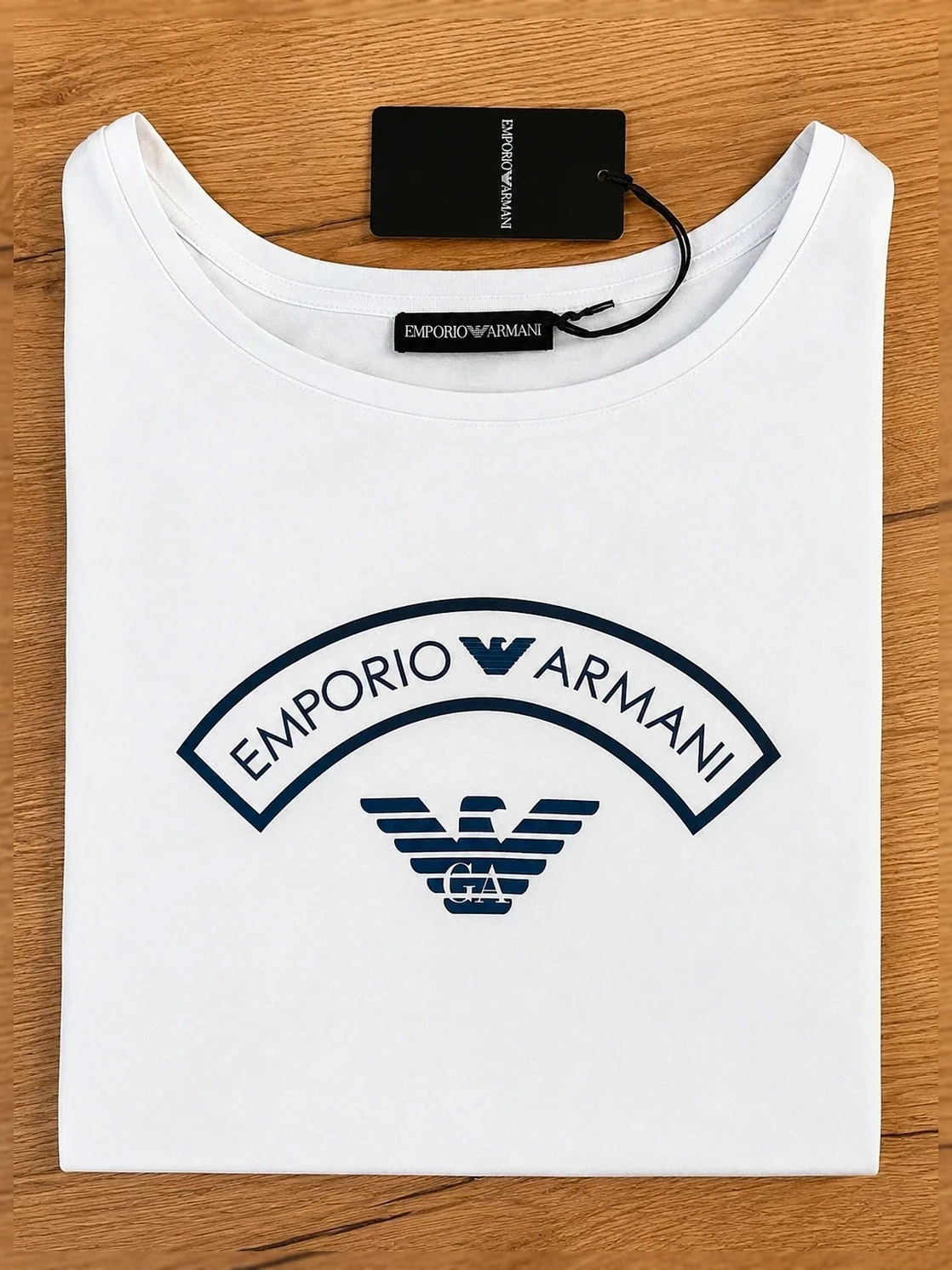 T-shirt Emporio Armani - Blanc - Taille S (10) - Femme - Neuf avec étiquette